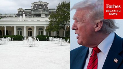 Trump Asked: 'Are You Happy With How The Rose Garden Turned Out? '
