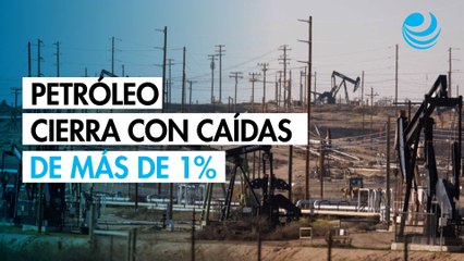 Petróleo cierra con caídas de más de 1%; alza de la OPEP+ eleva preocupación por la oferta