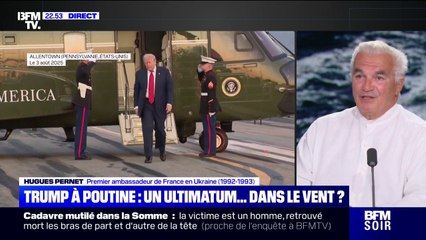 Guerre en Ukraine: pour Hugues Pernet (premier ambassadeur de France à Kiev), l'ultimatum lancé par Donald Trump est "une erreur tactique"