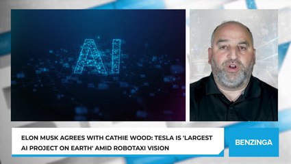 Elon Musk Agrees With Cathie Wood: Tesla Is 'Largest AI Project On Earth' Amid Robotaxi Vision