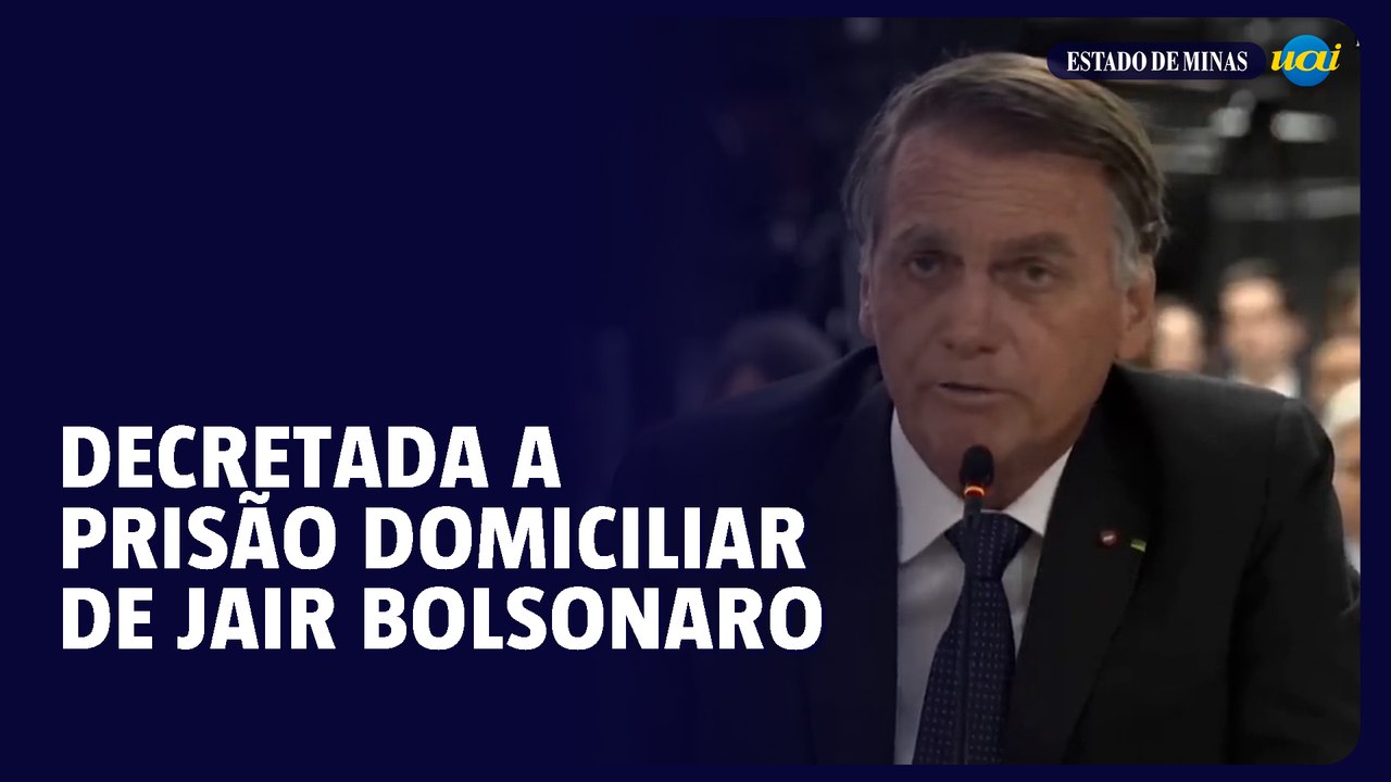 STF decreta prisão domiciliar pra Jair Bolsonaro