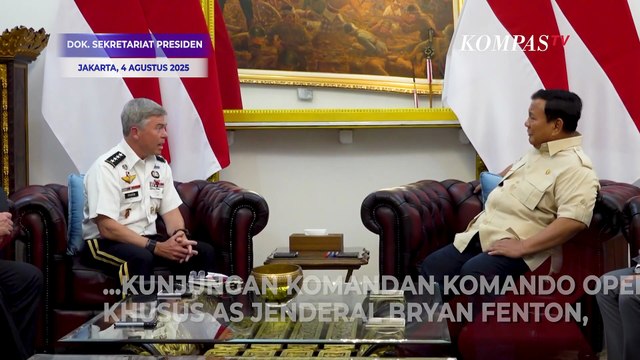 Momen Presiden Prabowo Terima Medali Kehormatan dari Komando Operasi Khusus AS