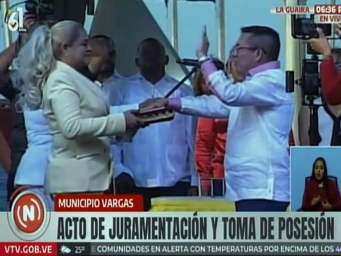 La Guaira | Juramentación de José Manuel Suárez como alcalde reelecto del municipio Vargas