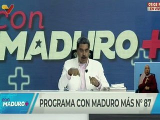 Presidente Maduro aseguró que las redes sociales protegen las acciones criminales de Bukele