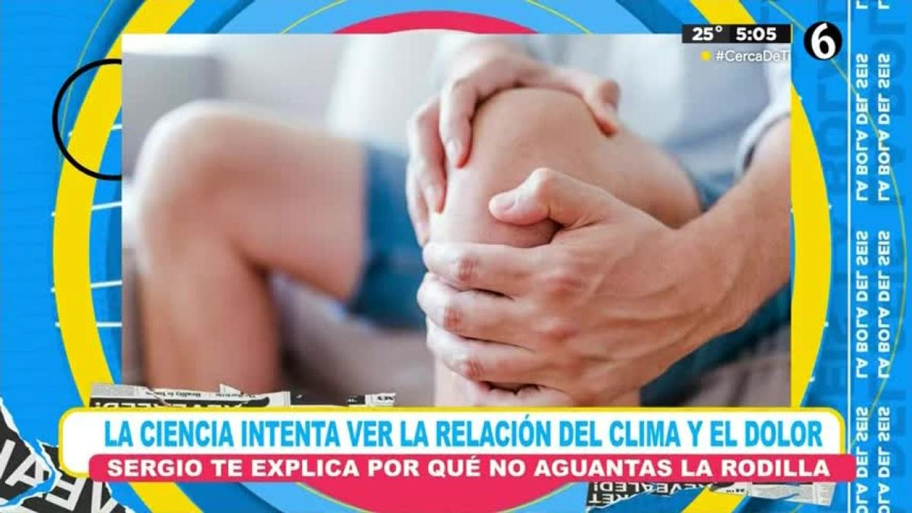 Estudio revela el dolor de rodillas por el clima