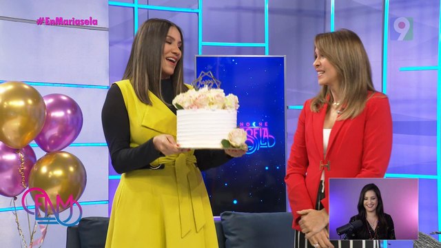 Con un rico pastel celebran cumpleaños de Nairobi Viloria | ENM