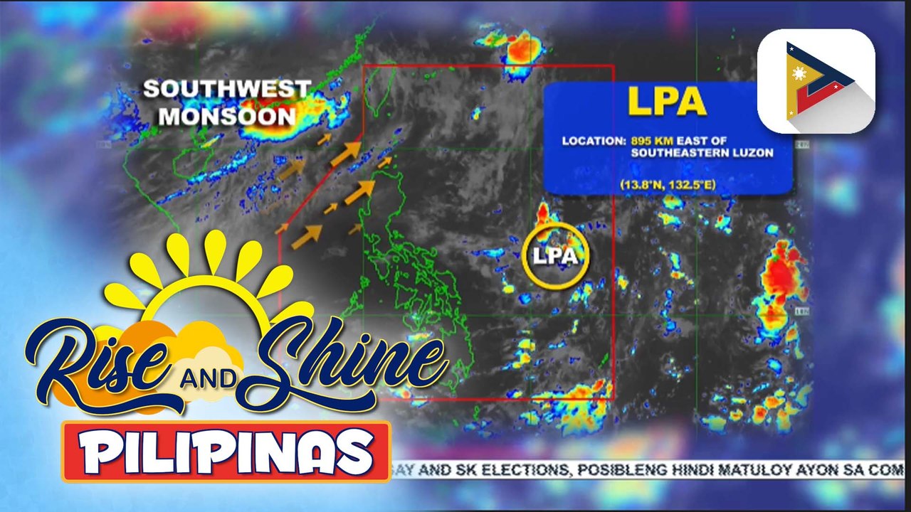 Binabantayang LPA ng PAGASA, nakapasok na sa loob ng Philippine area of responsibility