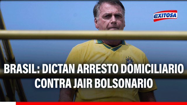 Corte Suprema de Justicia de Brasil ordena arresto domiciliario del expresidente Jair Bolsonaro