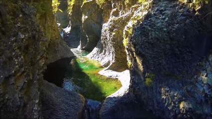 Seven Teacups waterfalls Radal Siete Tazas in Chile