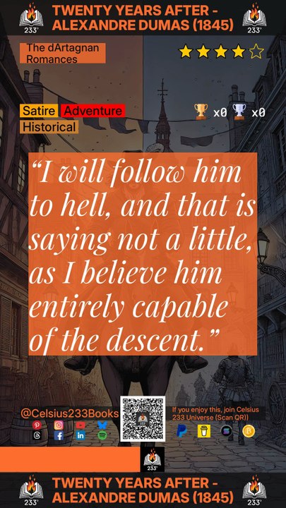 Twenty Years After - Alexandre Dumas (1845) Quotes (The dArtagnan Romances - 2)