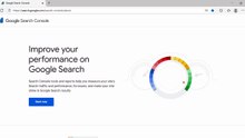 Google Search Console management interface