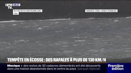 Le Royaume-Uni frappé par la tempête Floris, avec des rafales allant à plus de 130 km/h