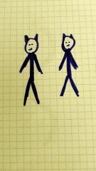 Gemelli blu disegno