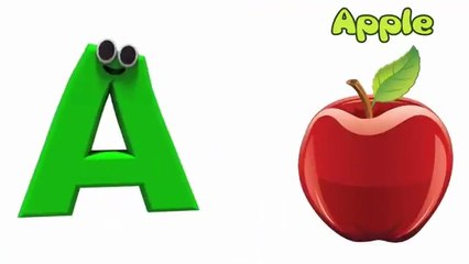 Learn The ABC Phonic Song with APPLE as Your First Lesson-ABC Songs, ABCD, Nursery Rhymes, Baby Song