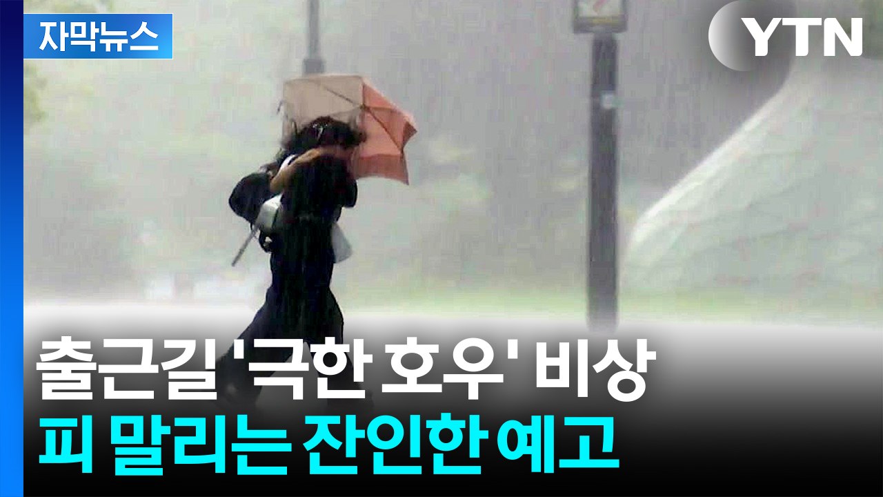 [자막뉴스] 폭우→폭염 오더니 다시 '폭우'...이번에는 수도권에 물폭탄 / YTN
