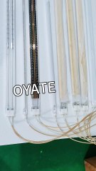 OYATE customize twin tube halogen heat lamp carbon fiber heater tubes