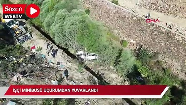Fındık işçilerini taşıyan minibüs uçuruma yuvarlandı, 3 kişi öldü, 18 kişi yaralandı