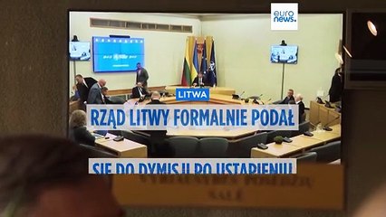 Rząd Litwy formalnie podał się do dymisji po ustąpieniu premiera Gintautasa Paluckasa