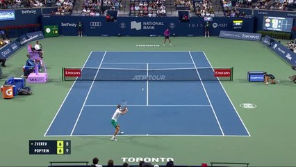Toronto - Renversant face à Popyrin, Zverev verra les demies