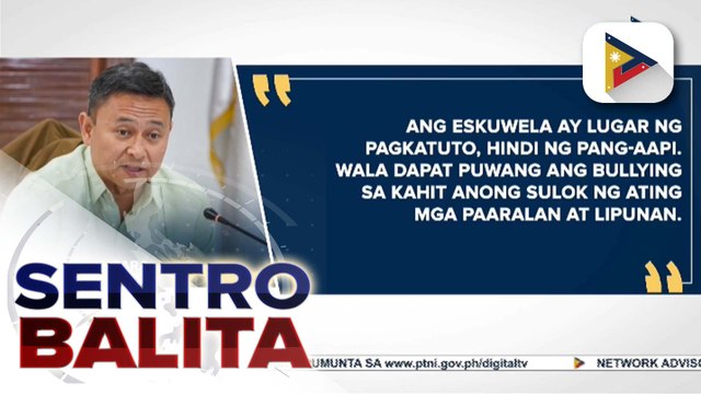Hakbang vs. school bullying, pinaigting pa sa pamamagitan ng bagong IRR ayon sa DepEd