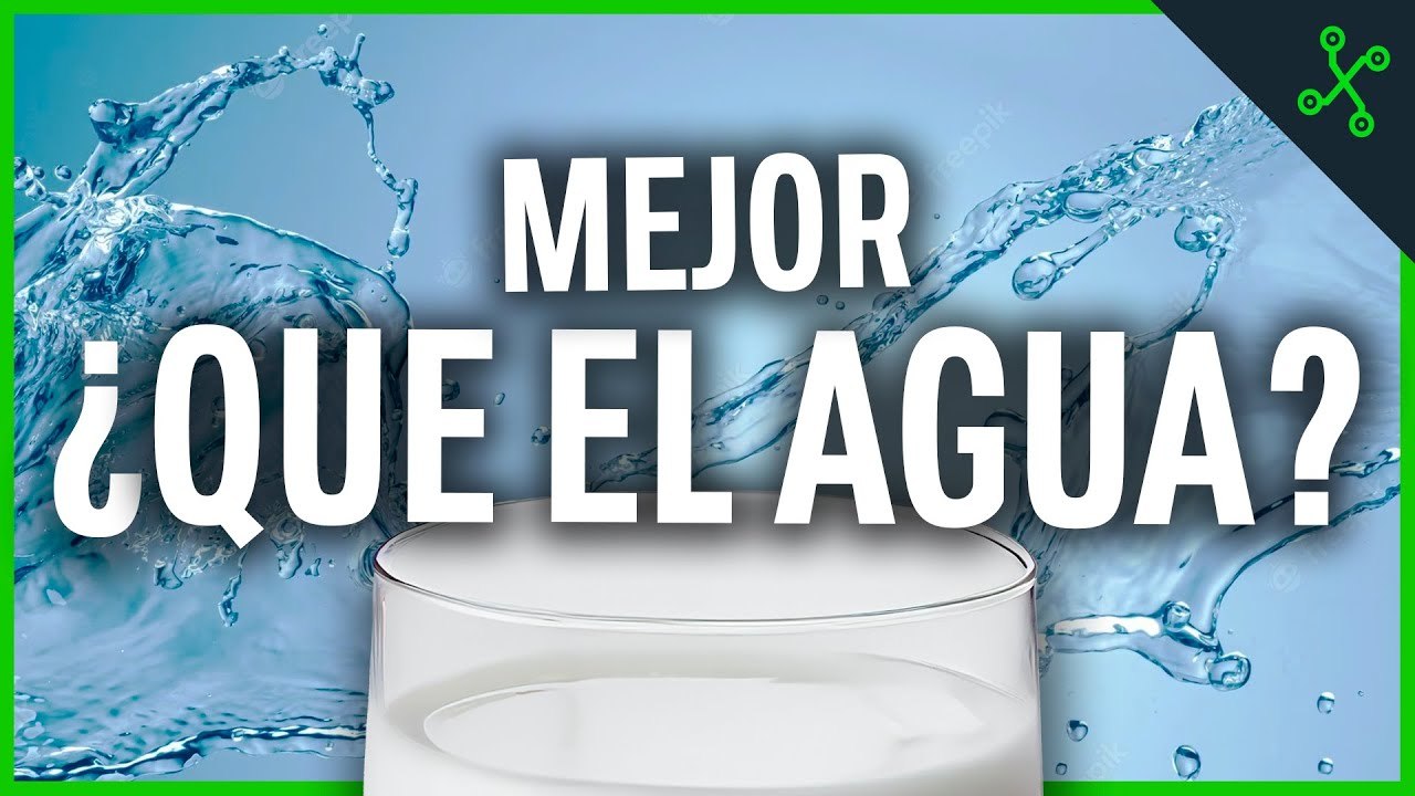 El agua NO ES la bebida MÁS HIDRATANTE.... 💧💧