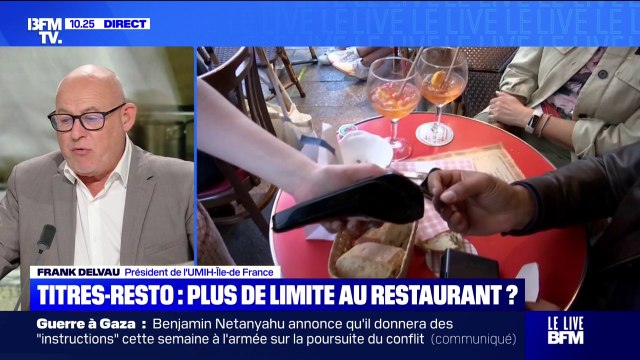 Suppression du plafond journalier des titres-restaurant: le président de l’UMIH Île-de-France estime que “c’est une bonne idée”