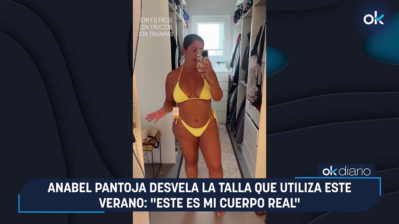 Anabel Pantoja desvela la talla que utiliza este verano: "Este es mi cuerpo real"