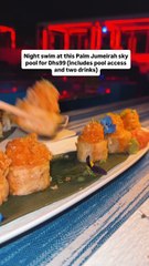 Night Pool Party at Palm Jumeirah? Count Me In! 🌴🌙