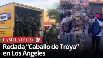 Redada tipo “Caballo de Troya” detiene a 16 migrantes en E.U.