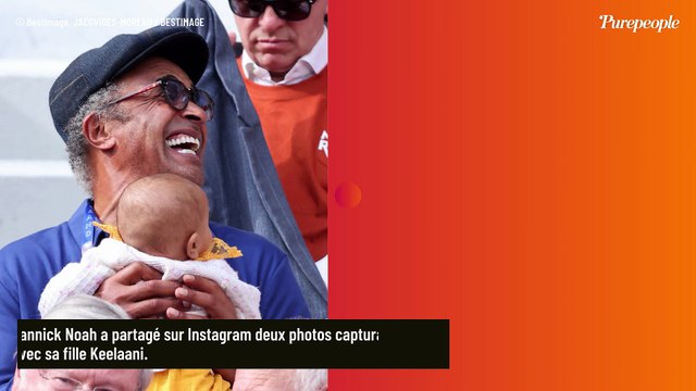 Yannick Noah complice avec sa fille Keelaani (bientôt 10 mois) : photo de ses vacances en famille, un phénomène naturel immortalisé