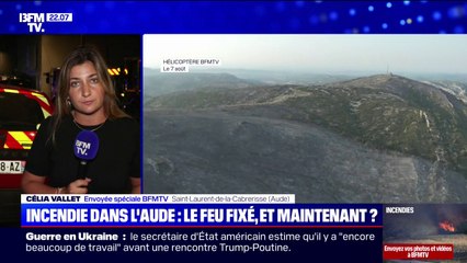 Feu fixé dans l'Aude: 1 500 personnes restent privées d’électricité et la commune de Fontjoncouse est toujours sans eau