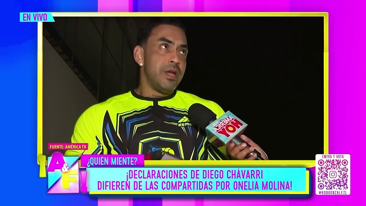DECLARACIONES DE DIEGO CHÁVARRI DIFIEREN DE LAS COMPARTIDAS POR ONELIA MOLINA | Willax