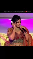 Shreya Ghoshal and Mohit Chauhan Singing Together on Ambani's Function