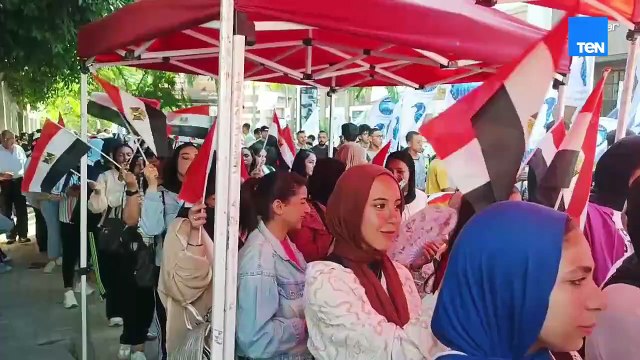 ازدحام أمام لجان الاقتراع بالإسكندرية في اليوم الثاني من انتخابات مجلس الشيوخ ٢٠٢٥