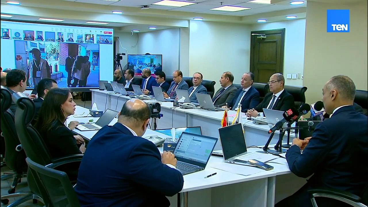 مؤتمر للهيئة الوطنية للانتخابات لمتابعة عمليات التصويت في اليوم الثاني لـ انتخابات مجلس الشيوخ