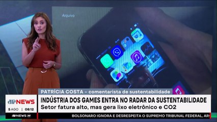 Indústria dos games entra na mira ambiental; Patrícia Costa analisa