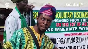 Retired military personnel protest in Abuja over unpaid entitlements