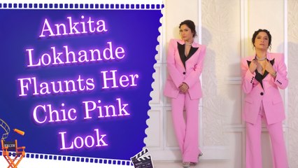 Ankita Lokhande suits up in pink, says ‘always in my Pretty Woman era’