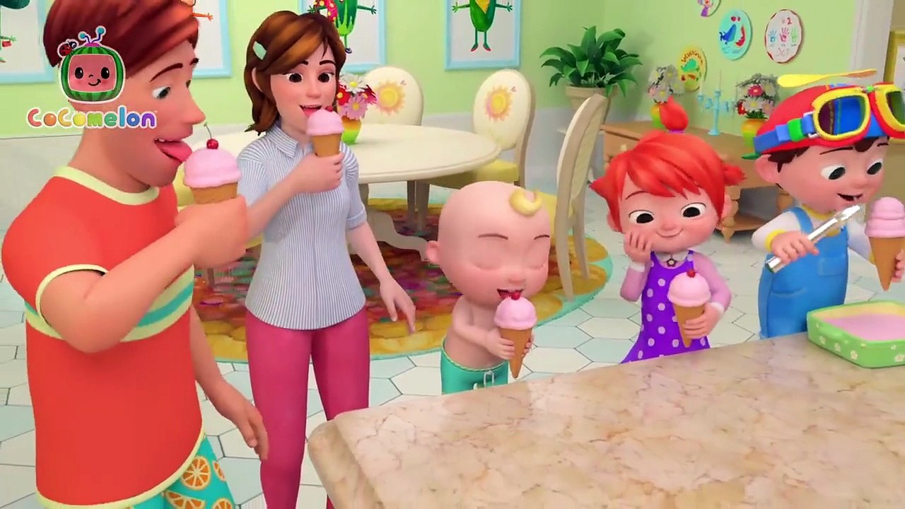 Yummy Ice Cream Song! + Popsicle Color Song! _ CoComelon Nursery Rhymes & Kids Songs