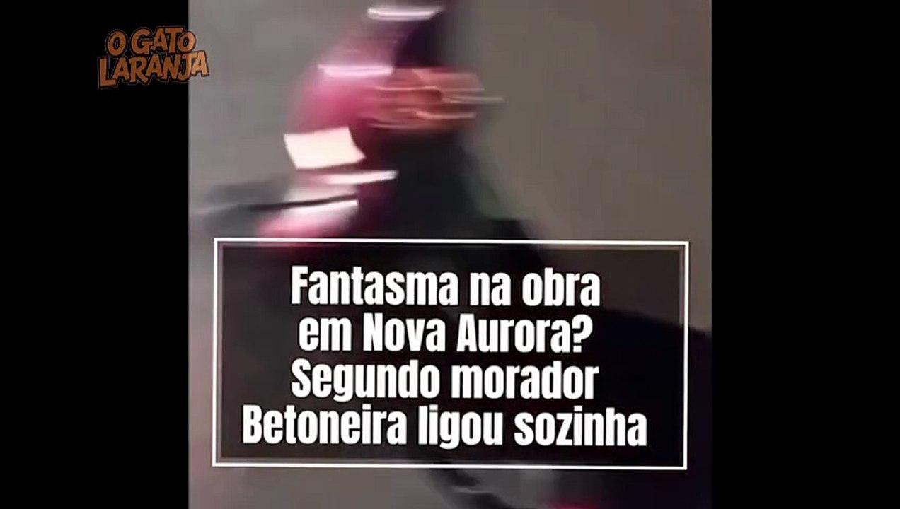 Betoneira liga sozinha e intriga moradores de Nova Aurora
