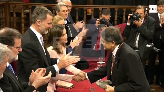 Sergio Ramírez recibe el Premio Cervantes de manos de Felipe VI