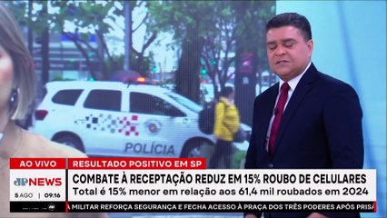 Roubos de celular caem 15% em SP após ações contra receptação