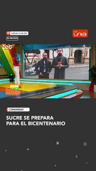 En todo el país, especialmente en Sucre, ya se alistan los actos protocolares rumbo al Bicentenario.