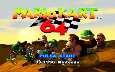 MARIOKART 64 EN ESPAÑOL CON TEXTURAS HD COPA FLOR. EXTRA.