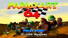 MARIOKART 64 EN ESPAÑOL CON TEXTURAS HD COPA FLOR. EXTRA.