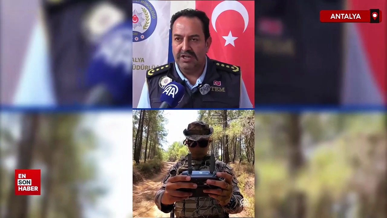 Polis Özel Harekat yeşil vatanı yangınlara karşı korumak için teyakkuzda