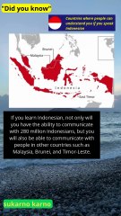 Countries where people can understand you if you speak 🇮🇩 Indonesian #news