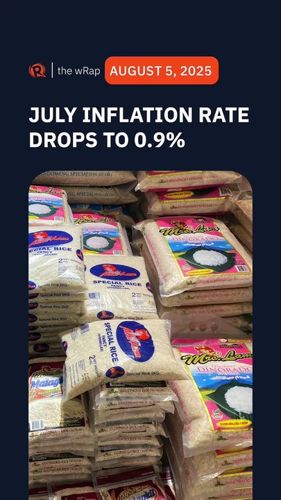 Easing power rates, falling rice prices slow inflation to 0.9% in July 2025