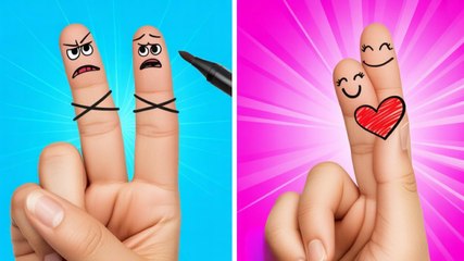 ASTUCES DE DESSIN GÉNIALES & IDÉES DIY POUR L'ÉCOLE : Qui est l'artiste le plus rusé ?