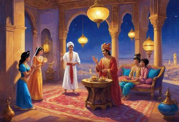 Aladdin og den magiske lampe ✨ Godnathistorier - Eventyr - Korte oplæste bøger